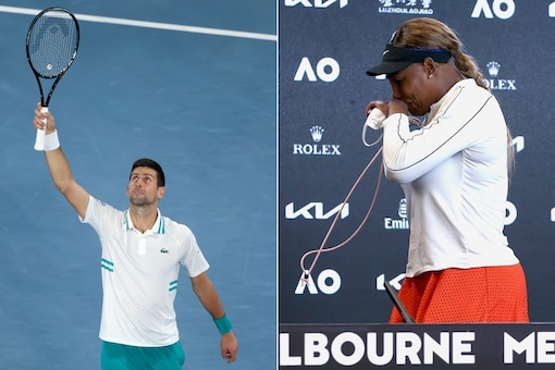 Novak Djokovic (L) and Serena Williams (Photo Credit: AP)