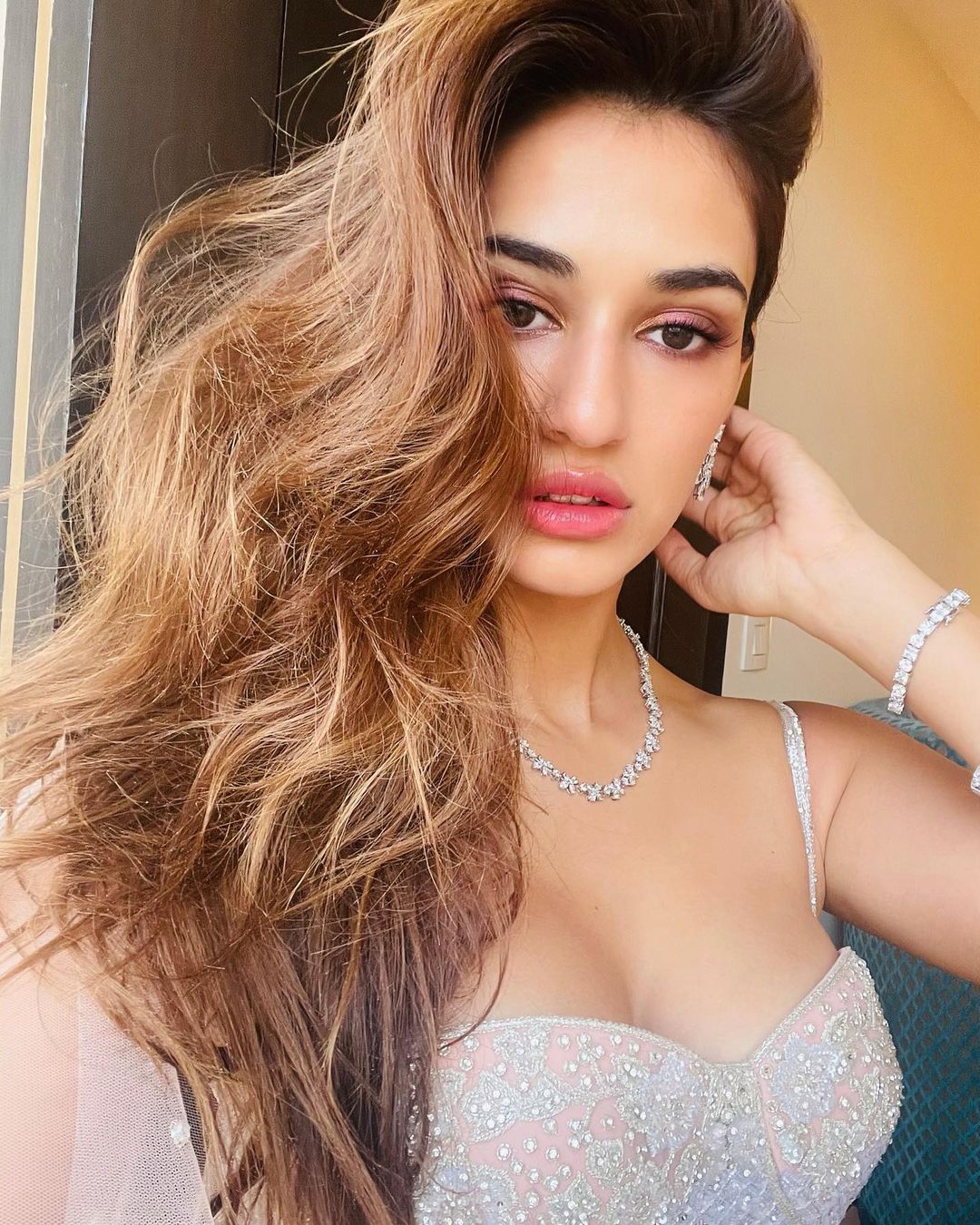  Earlier, Disha had stunned in dewy makeup at her friend's wedding. (Image: Instagram)