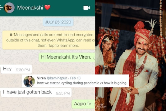 Image result for It Started With Cycling, Now They're Married: Indore Couple's Roller Coaster Love Story in Times of Pandemic
