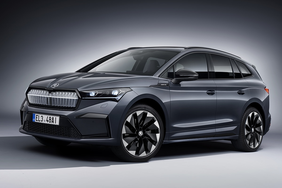 In Pics: Skoda Enyaq Sportline iV Electric SUV Unveiled Globally, See ...