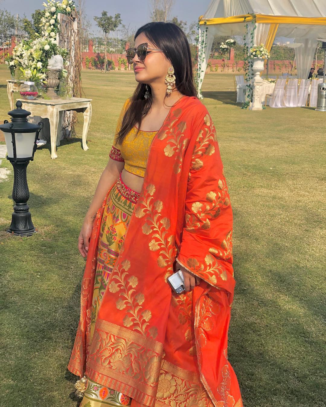 lehenga dhoni