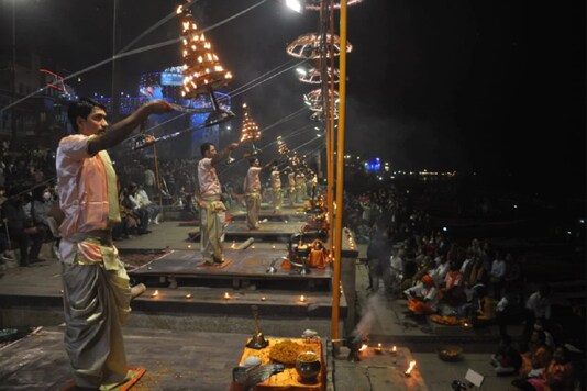 File photo of 'Ganga Aarti' in Varanasi.