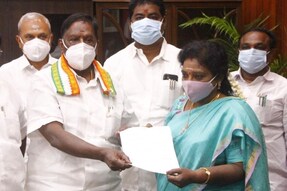 Narayanasamy Quits as Cong Loses Power in Puducherry, Blames Oppn for Toppling Govt Elected by People