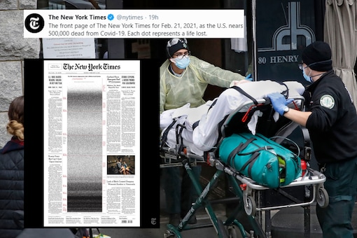 The visualisation of the casualties gave an insight into the gravity of the situation in US. 