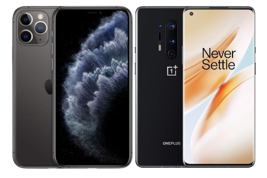 Apple iPhone 11 Pro and OnePlus 8 Pro