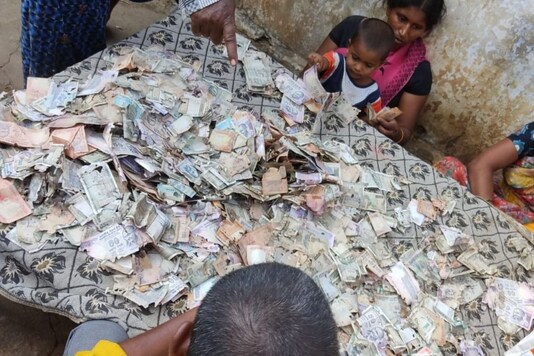 Andhra man loses his savings after termites feast on his savings.
(Credit: Twitter)