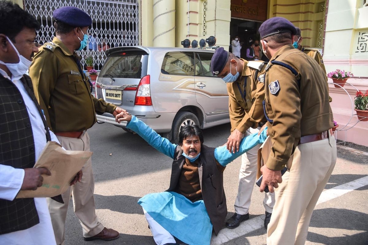 Bihar Assembly Adjourned Multiple Times Amid Pandemonium By Opposition Members 4636