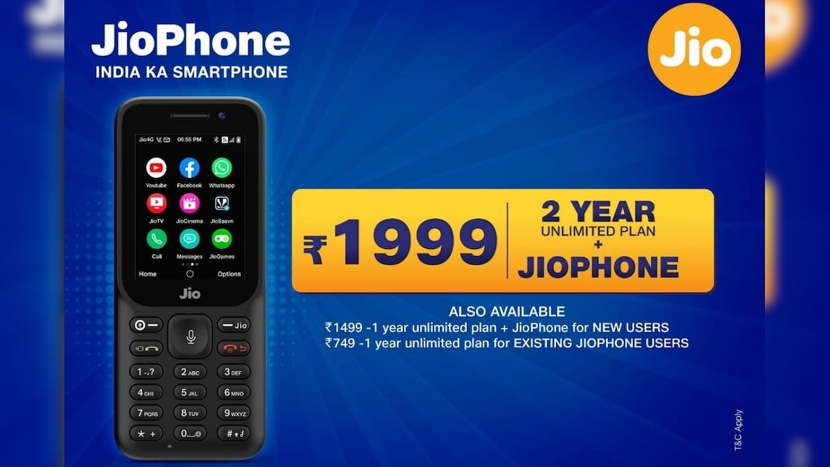 JioPhone 2021 Offer With Unlimited Voice Calling, Internet Announced to Boost 2G-Mukt Bharat Mission