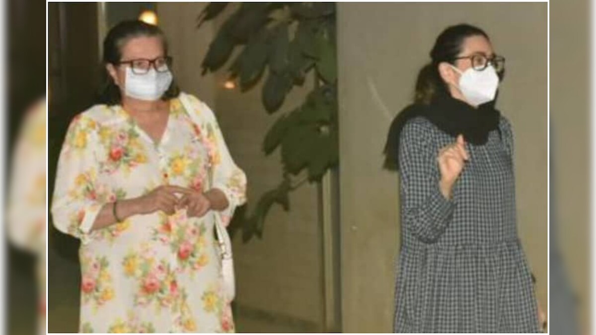 Karisma Kapoor and Mother Babita Visit Kareena Kapoor Khan and New Baby Yet Again