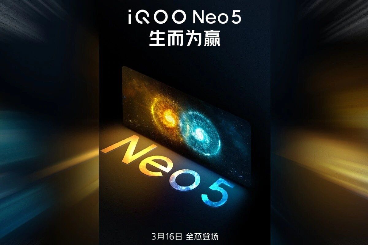 iQoo Neo 5 Launch Confirmed for March 16: Rumoured Prices, Specifications and More