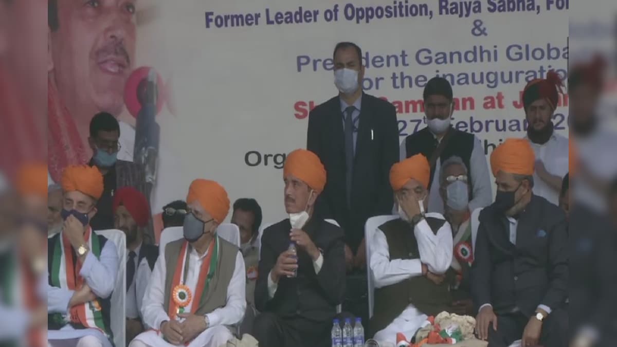 G-23 Media Creation, Not Against Anyone, Working to Strengthen Congress: Ghulam Nabi Azad in Jammu