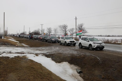 Car rally in Canada.