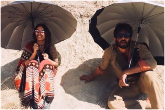 Bhumi Pednekar and Sushant Singh Rajput.