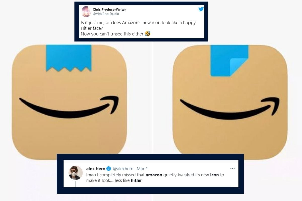 Amazon Quietly Changes App Icon After Netizens Compare It To Hitler S Moustache