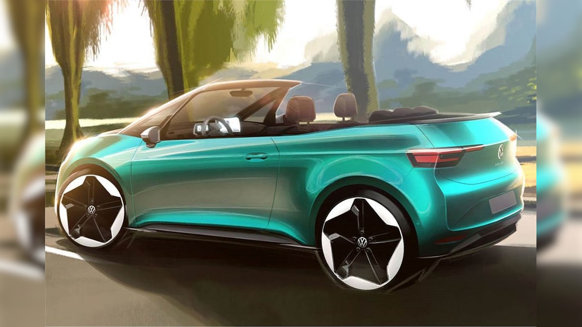 Volkswagen ID 3 Convertible EV Sketches Released Revealing the Electric Car's Design