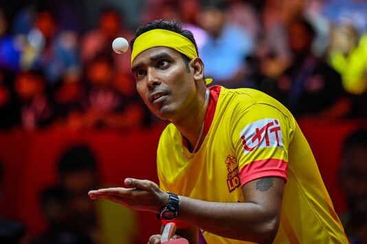 File photo of Sharath Kamal.