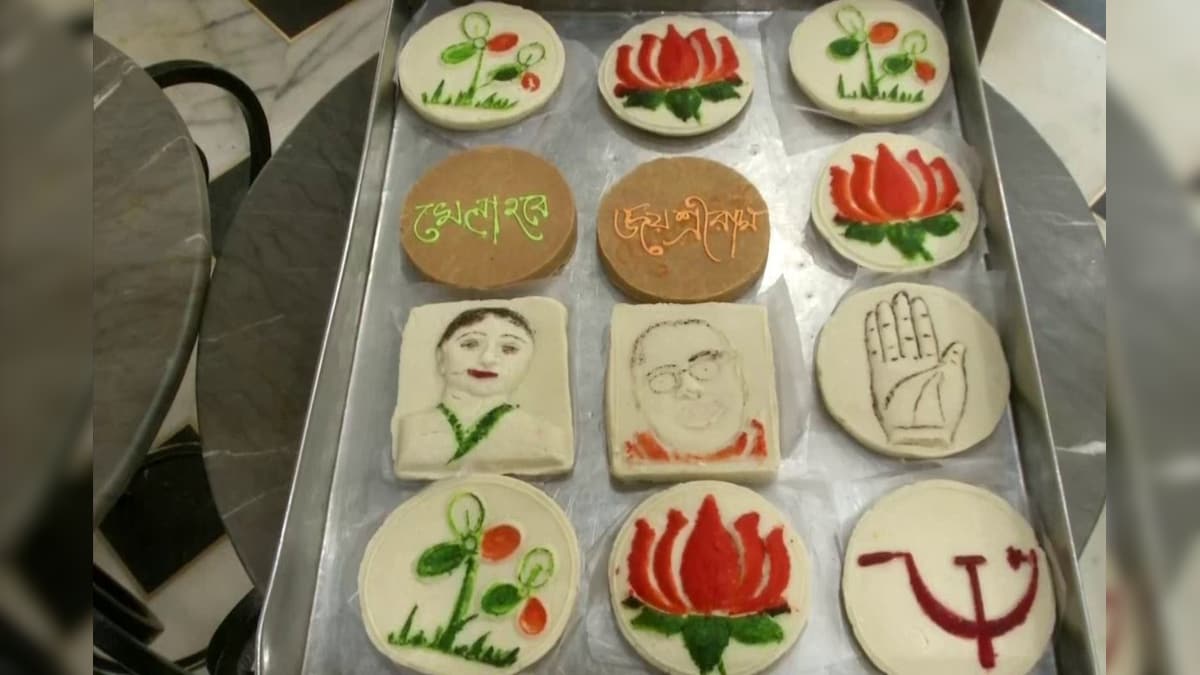 Political Dessert: Kolkata Sweet Shop Comes up with BJP, TMC-themed Delicacies