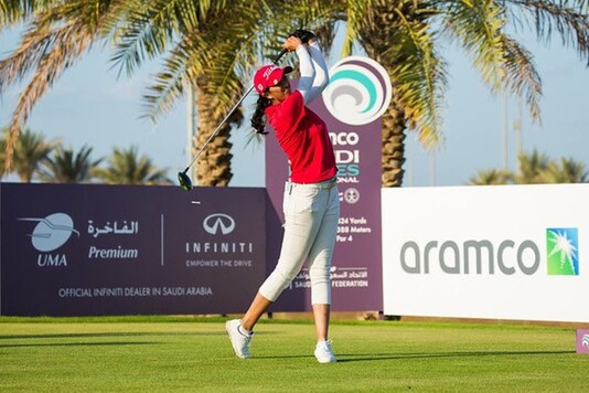 Aditi Ashok Starts With Even Par 72, Lies 41st on LPGA (Photo Credit: Twitter)