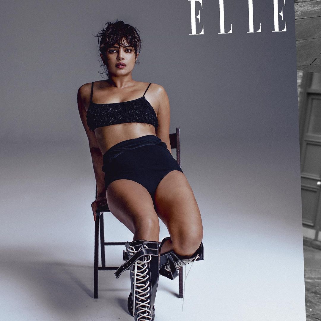 Priyanka Chopra passes sexy vibes in her Elle shoot. (Image: Instagram) Priyanka Chopra passes sexy vibes in her Elle shoot. (Image: Instagram)