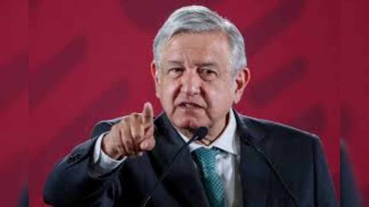 Mexican President Defends 10 Foot Barriers To Wall Off Women Protesters News18 8092