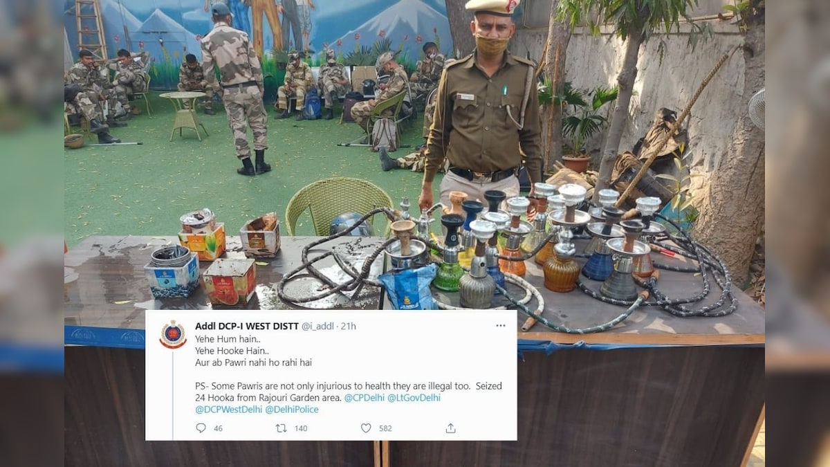 'Ab Pawri Nahi Ho Rahi Hai,' Say Delhi Police While Seizing 24 Hookahs From Restaurant