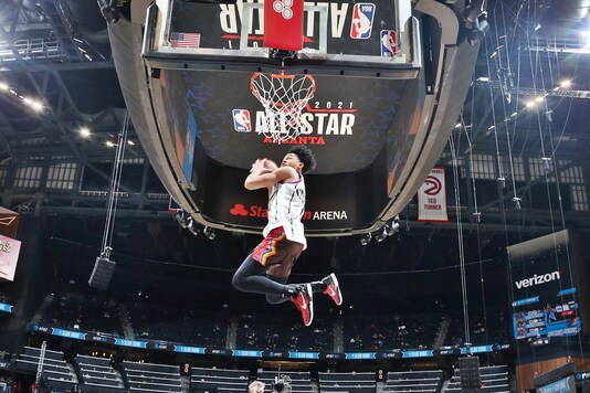 Portland Trail Blazers Anfernee Simons Wins Nba Slam Dunk Contest