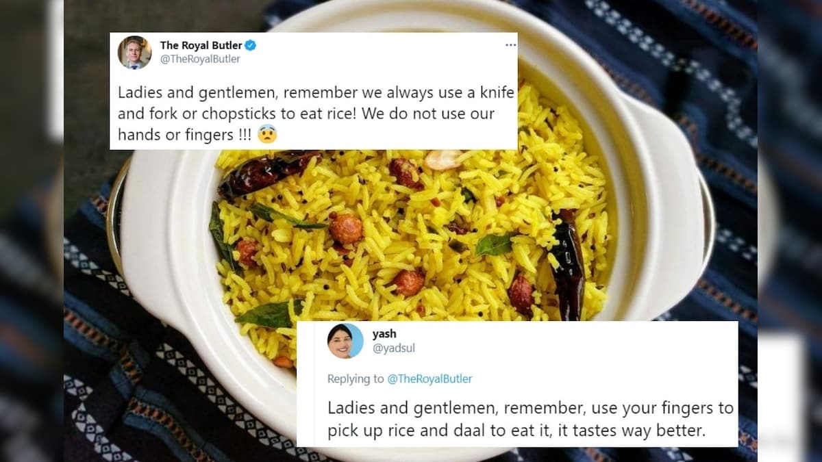 Eat Rice With Knife and Fork? 'Advise' From Royal Expert Has Desis Cooking Up a Storm on Twitter