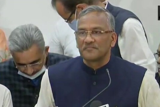 Trivendra Singh Rawat. (Credits: ANI)