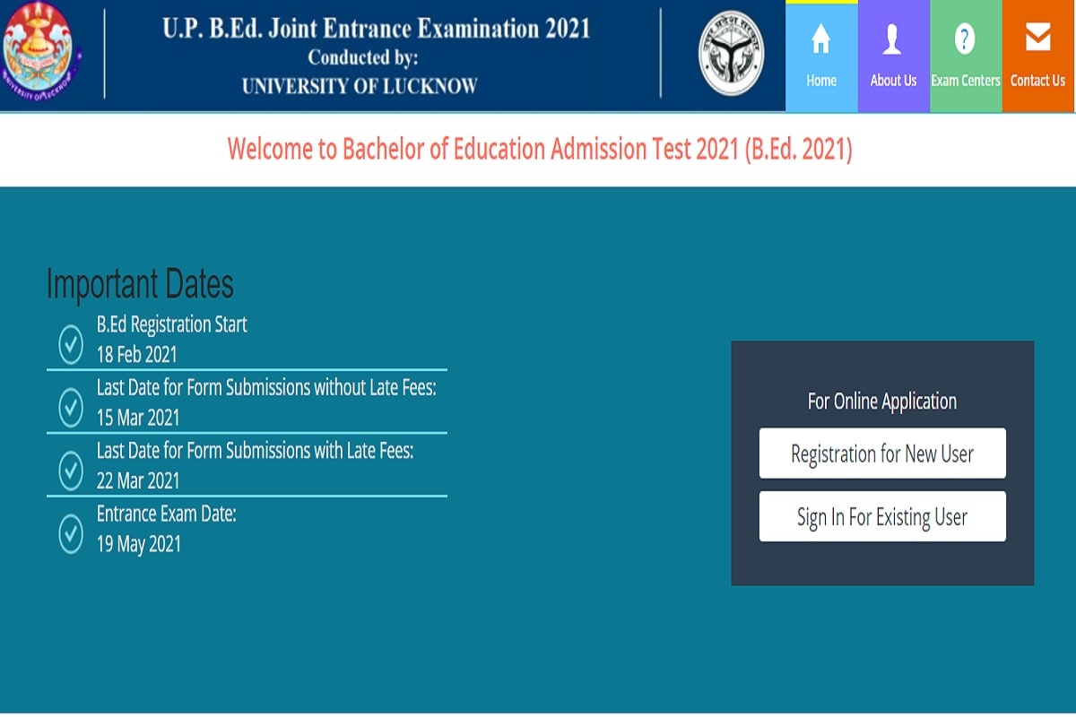 UP BEd JEE 2021 Application Deadline Approaching, Check Details