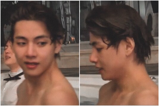 bts v without t shirt
