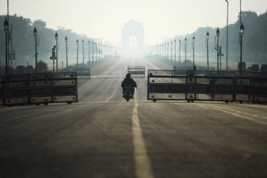 Representative image of Covid curfew in Delhi. 