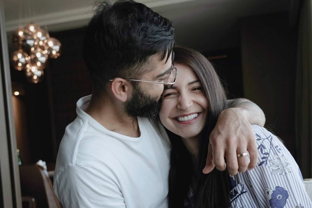 Virat Kohli Kisses Anushka Sharma In Romantic Pic As They Celebrate Vamika S 2 Month Birthday