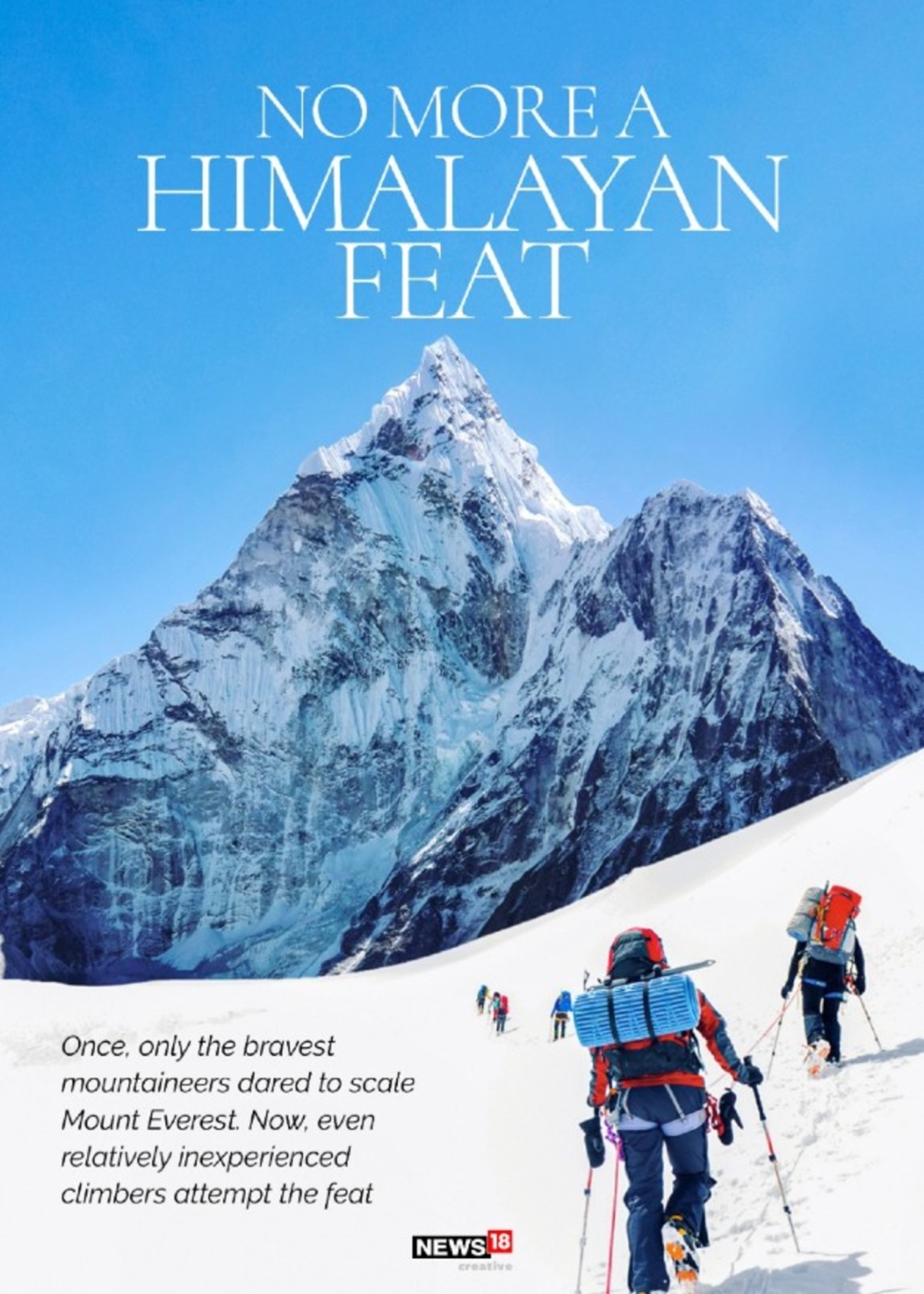 Scaling Mount Everest An Achievable Summit For Many Mountaineers, In