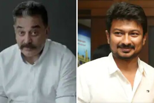 Kamal Haasan and Udhayanidhi in file photos. 