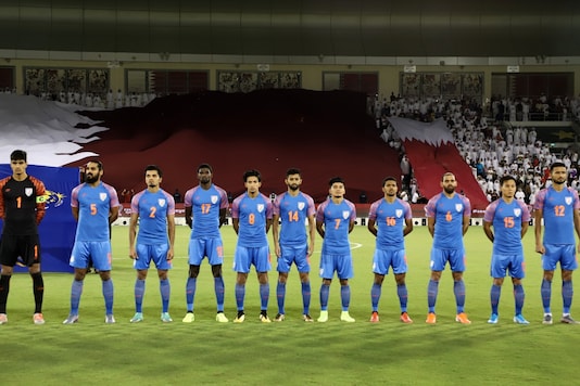 Indian men's football team (Photo Credit: @IndianFootball Twitter)