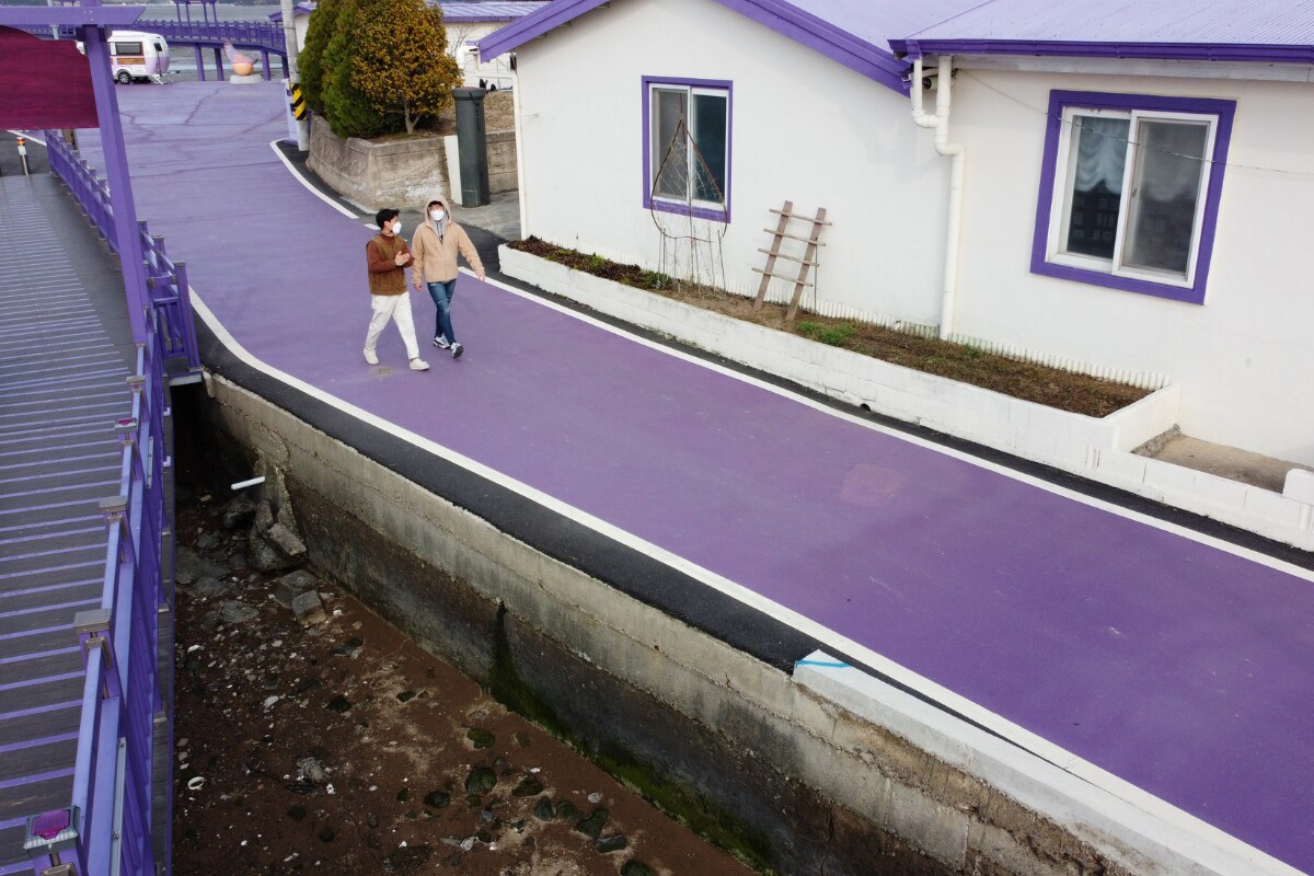 Homes to Bridges and Parks, South Korean Islands are Welcoming Tourists with All Shades of Purple