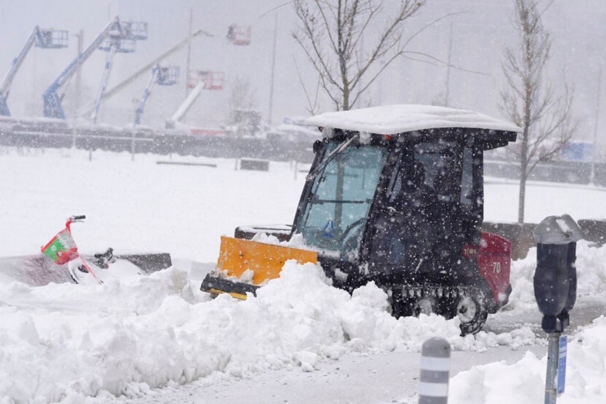 The largest snowfall