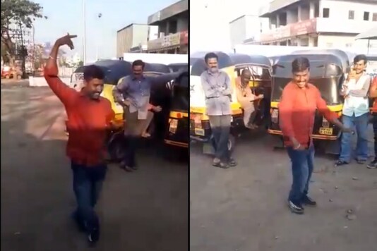 The video shows Pune auto driver Babaji Kamble grooving to the tunes of a popular track titled Mala Jau Dyana Ghari. (Credit: 
Dayanand Kamble/Twitter)