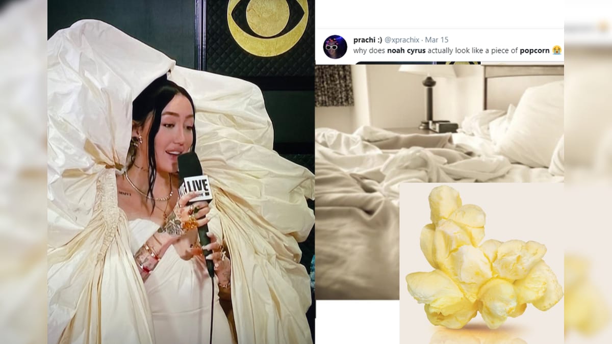 Noah Cyrus's Grammy Fashion is Reminding Netizens of Beds, Carpets and Popcorn