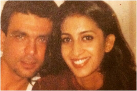 Smriti Irani and Zubin Irani in the throwback photo shared by Ekta Kapoor.
