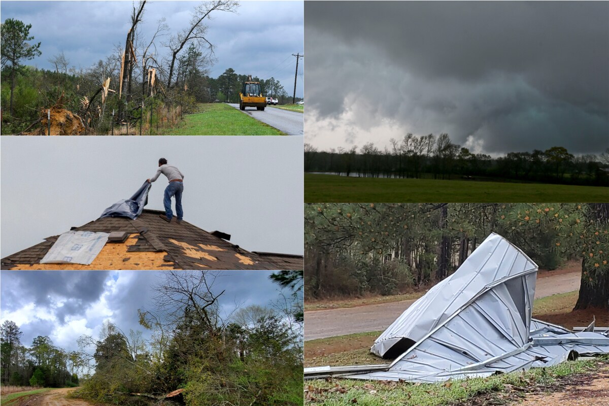 Severe Tornadoes Likely After Wave of Storms Pound Southern US, See ...
