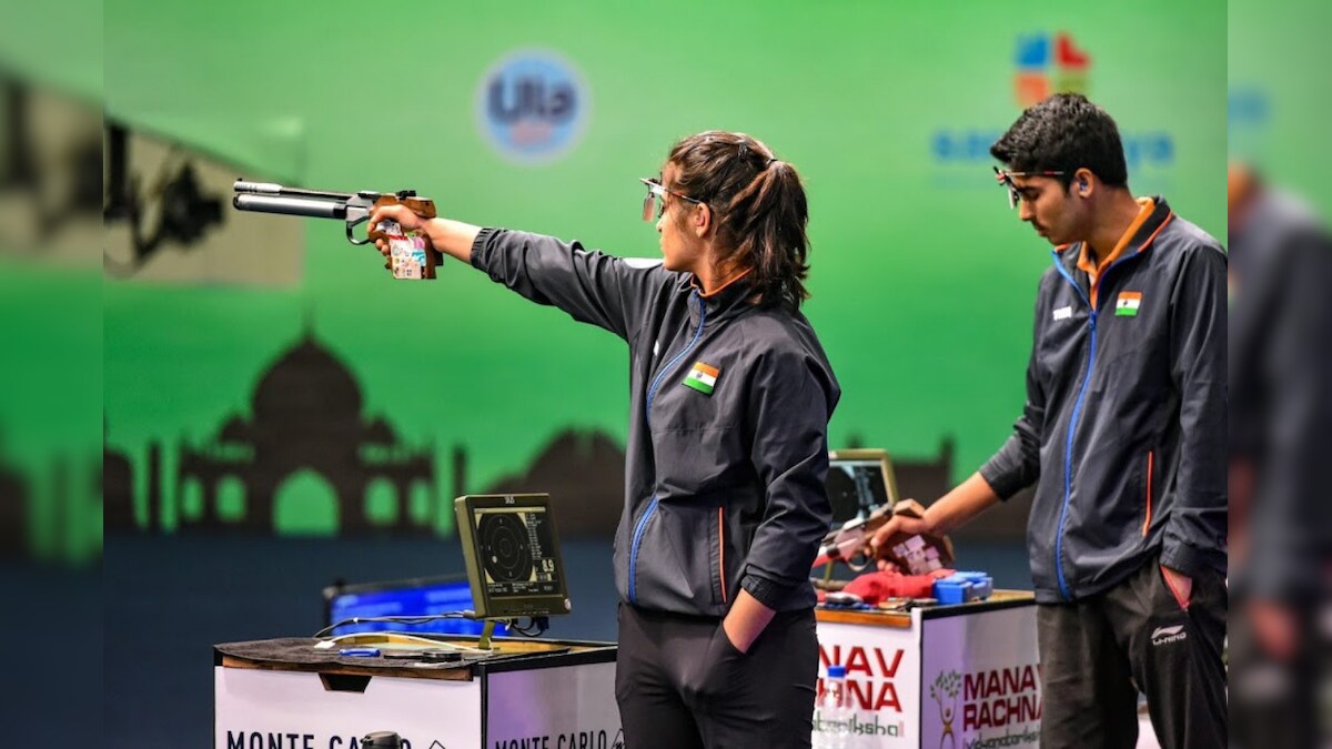 New Delhi Shooting World Cup: India Win Gold and Bronze in 10m Air Pistol Mixed Team Event