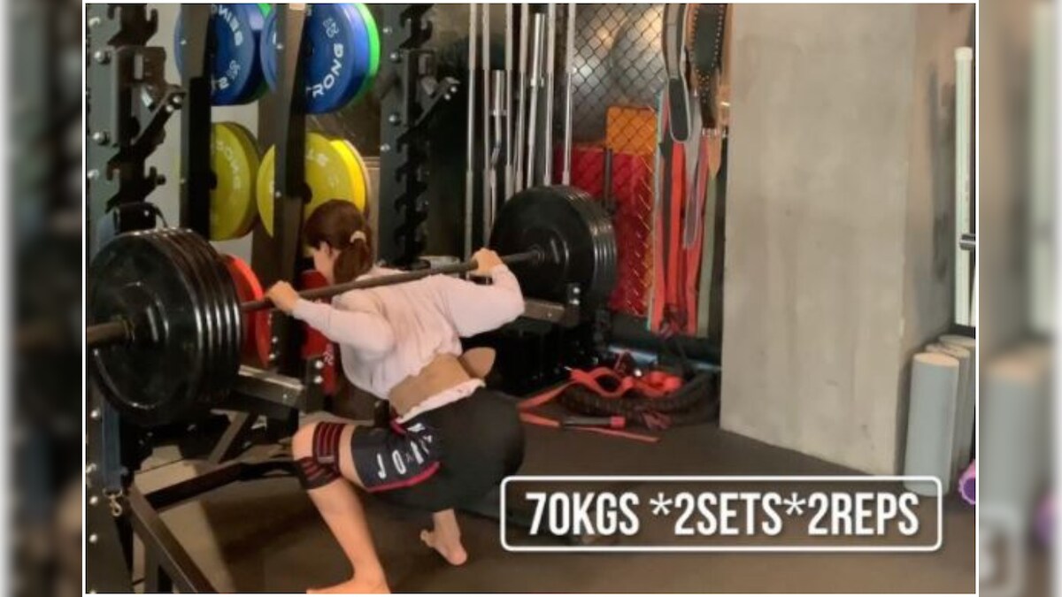 Disha Patani Impresses In New Workout Video Lifts 70kg Disha Patani Impresses In New Workout Video Lifts 70kg