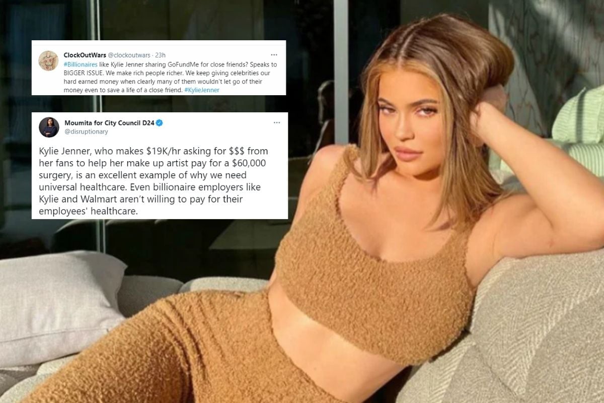Kylie Jenner Donates $5,000 for Makeup Artist's Surgery, Criticized for Asking Fans to Help