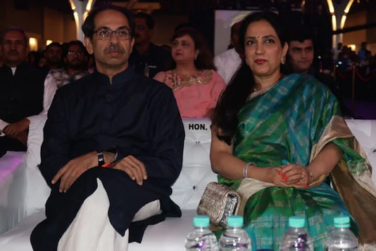 File photograph of Rashmi Thackeray with Maharashtra CM Uddhav Thackeray. File photograph of Rashmi Thackeray with Maharashtra CM Uddhav Thackeray.