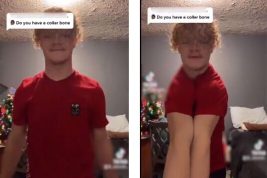 Screenshot of the viral video.
