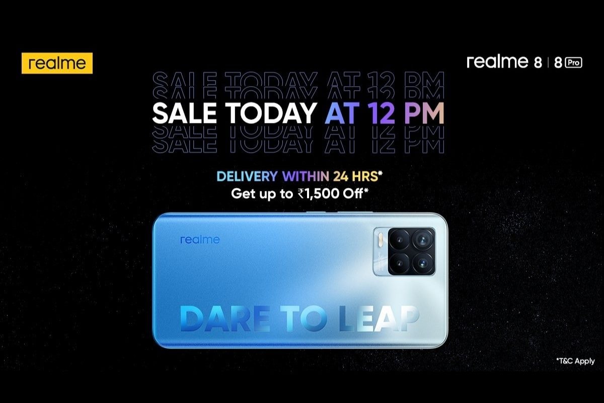 Realme 8, Realme 8 Pro Going On Sale Today at 12PM; Realme Smart Bulb, Smart Scale Launched