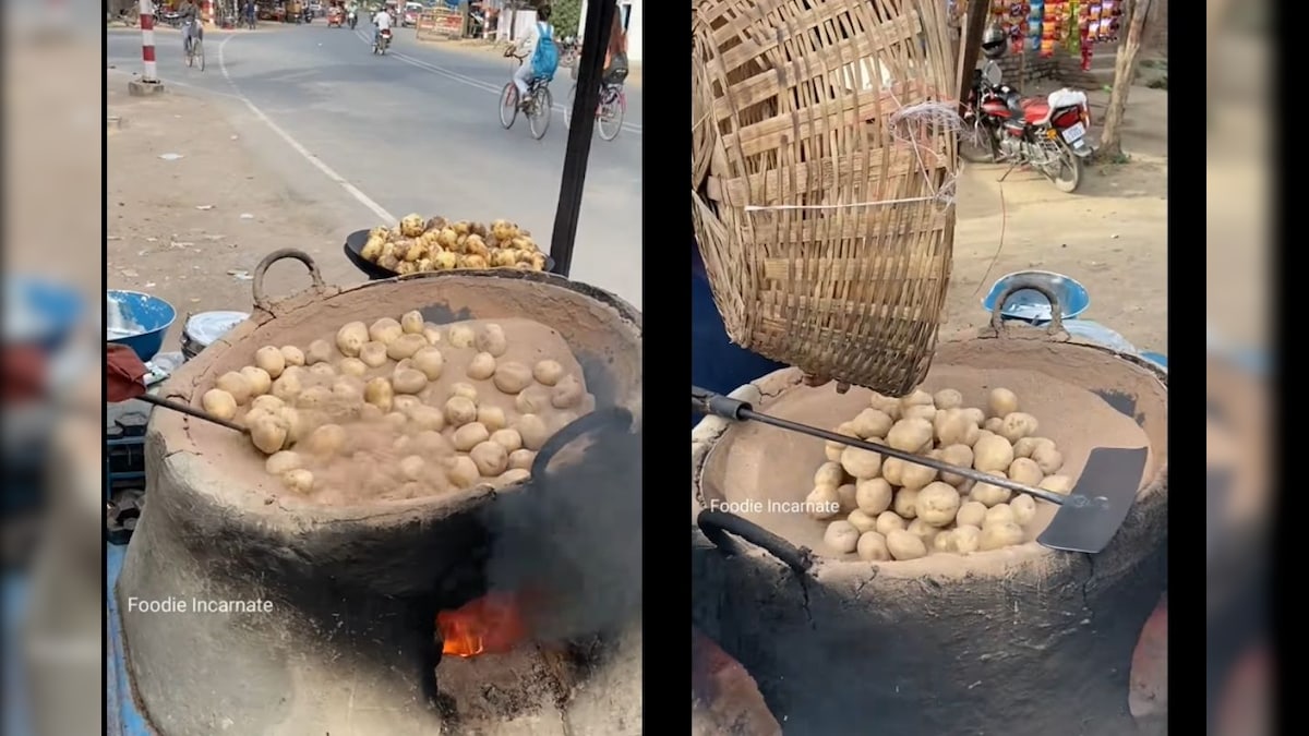 WATCH: UP Vendor Cooks Street Snack in Sand, Viral Video Leaves Desis Puzzled