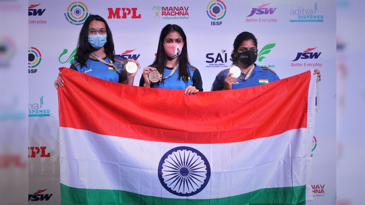 ISSF World Cup: Indian Women's 25m Pistol Team Strike Gold Again