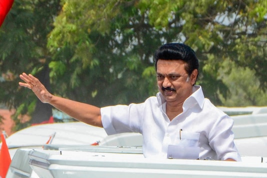 DMK President MK Stalin at a campaign rally in Tuticorin. (File photo: PTI)